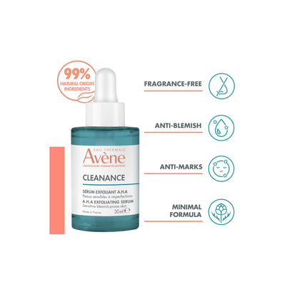 Avène Cleanance A.H.A. Exfoliërend Serum