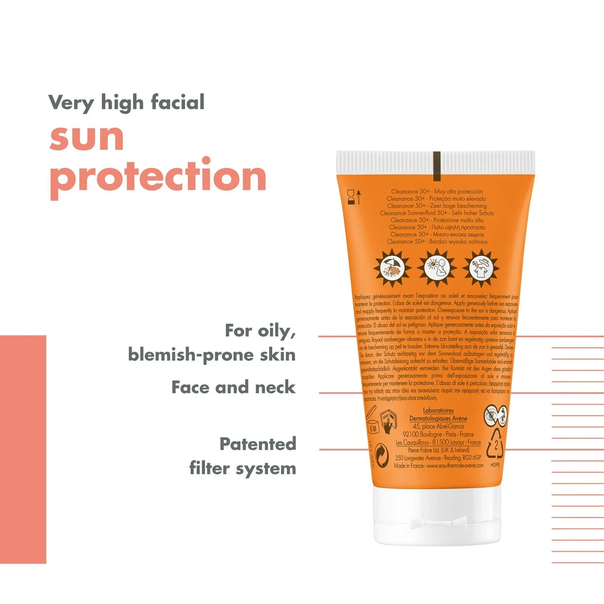 Avène Cleanance Ultra Light SPF 50+ Crème 50ml