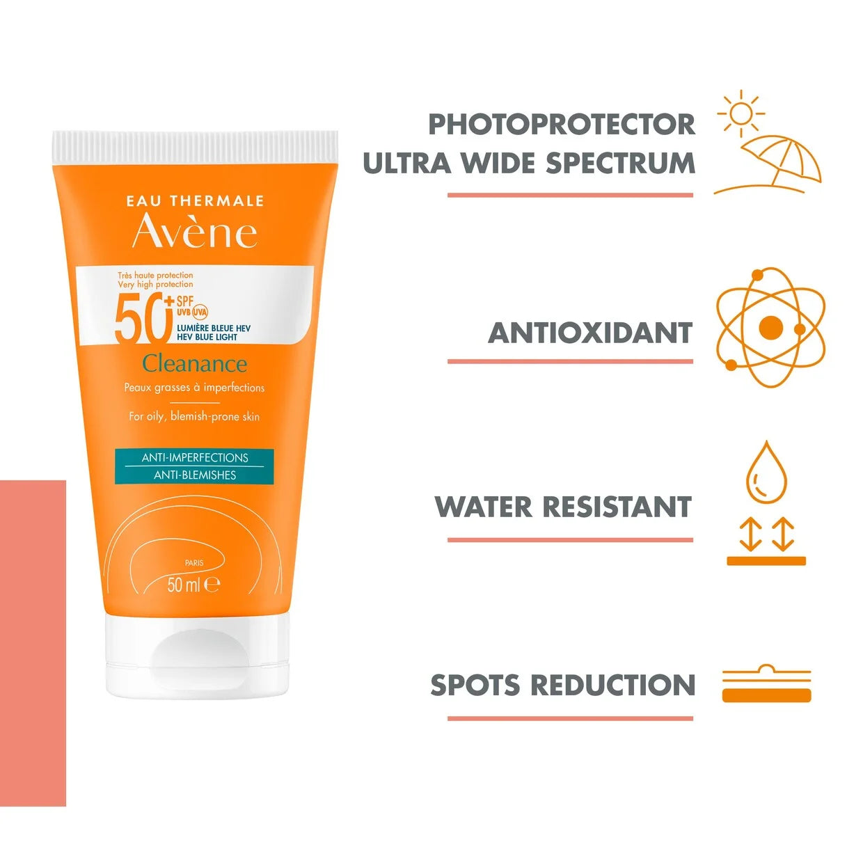 Avène Cleanance Ultra Light SPF 50+ Crème 50ml